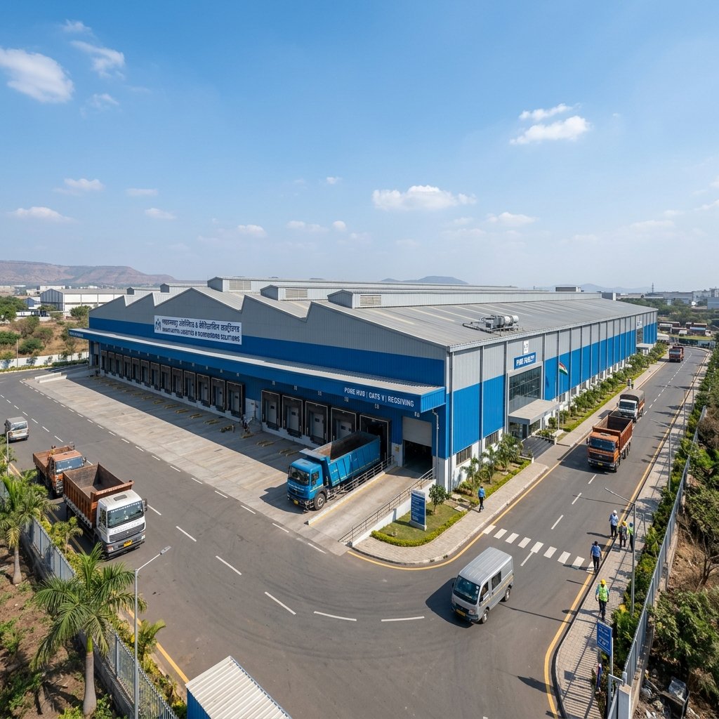 Large warehouse in Pune - SM Infra Projects