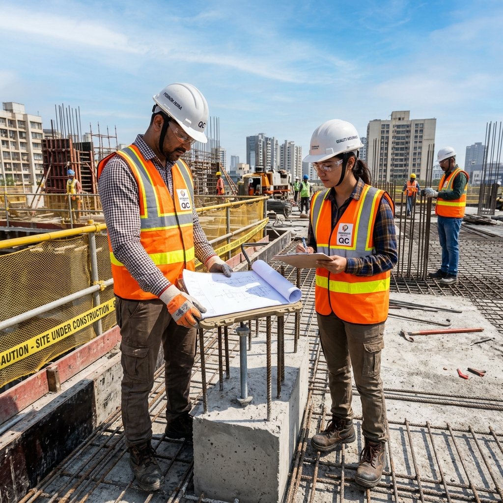 PEB Structural Inspection and Quality Control - SM Infra Projects